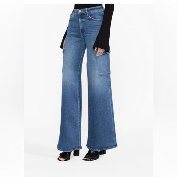 Mother The Undercover Cargo Sneak wide-leg jeans - Picture 9 of 9